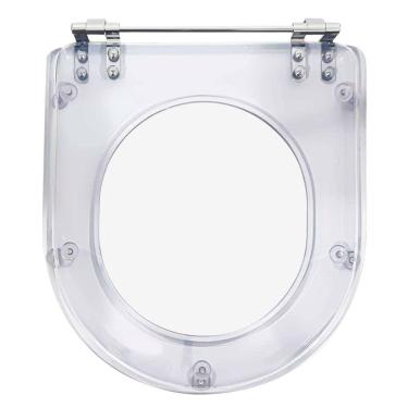 Imagem de Assento Sanitário Acrilico Transparente Calypso para vaso Incepa