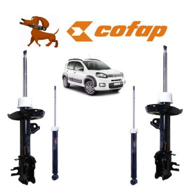 Imagem de Jogo Amortecedor Dianteiro/Traseiro Cofap Fiat Uno 2012