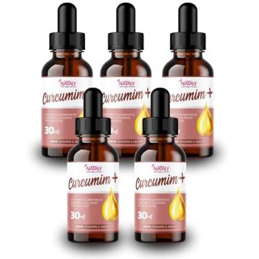 Imagem de 5x Curcumim+ Curcumina e Colágeno Tipo II em Gotas 30ml Nataly