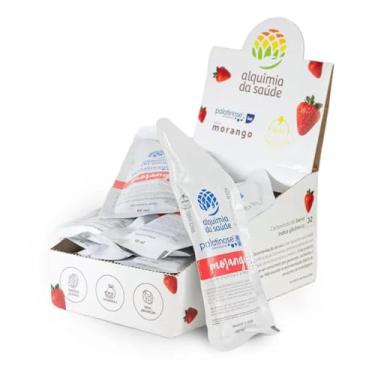 Imagem de Palatinose Isomaltulose gel Sabor Morango Energia Estável Fácil Absorção Caixa 15 Sachês de 60mL Alquimia da Saúde