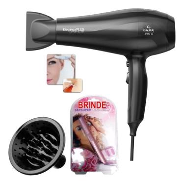 Secador De Cabelo Gama Italy Profissional Salão 2200w Tourmaline Ion e  Prancha Cerâmica Bella 210°c com o Melhor Preço é no Zoom