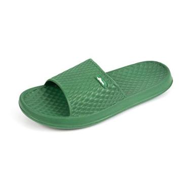 Imagem de FUNKYMONKEY Chinelo feminino antiderrapante para banheiro, casa e praia, Verde fruta, 41