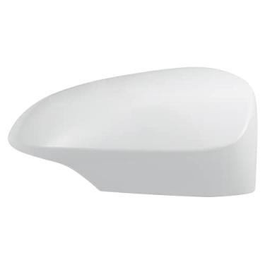 Imagem de X AUTOHAUX Painel de cobertura do espelho retrovisor lateral para Toyota Corolla 2014-2019 branco