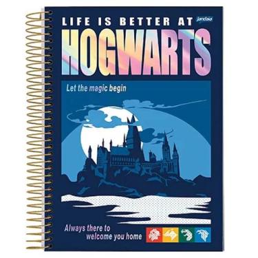 Imagem de Caderno Universitário 10 Matérias 200 Folhas Harry Potter Jandaia