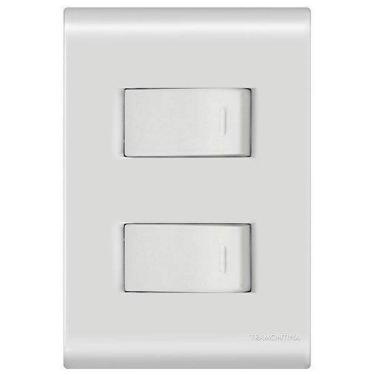 Imagem de Conjunto 2 Interruptores Simples - Tramontina Liz - 57170040