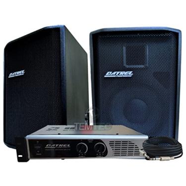 Imagem de CAIXA DE SOM KIT 2 PASSIVA 150W 1 POTÊNCIA 200W PROFISSIONAL