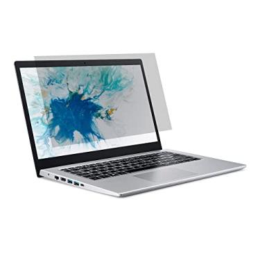 Imagem de ZELL TECHNOLOGIES Filtro de tela de privacidade para laptop com filtro de luz azul, protetor de monitor antirreflexo, protetor de tela extra grande de 15,6 polegadas, 15,6 polegadas