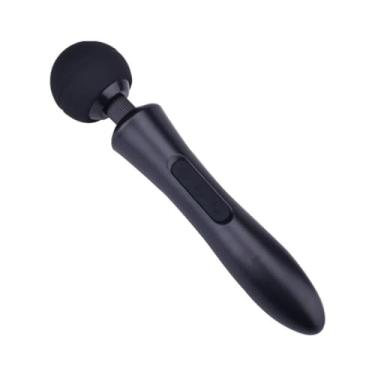 Imagem de Poderoso Vibrador AV Varinha Mágica, Estimulador do Clitóris, Recarregável USB, Massageador Ponto G, Massageador Corporal 20 Frequências Sexuais (Preto)