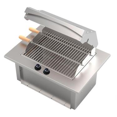 Imagem de Churrasqueira Cooktop Elétrica De Embutir 70x48x30cm 220v Saro
