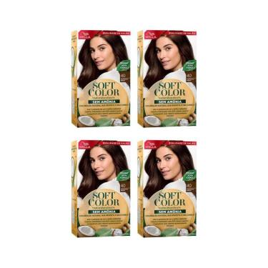 Imagem de Coloraçao Soft Color 40 Castanho Medio-Kit C/4Un