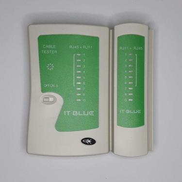Imagem de Testador de Cabo de Rede (RJ45) e Telefone (RJ12) LE-1979 It Blue