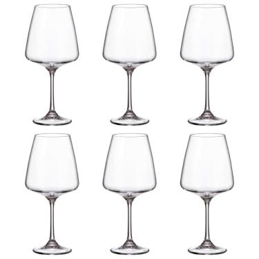 Imagem de Taça De Cristal Bohemia 570 ml Corvus 6 Peças
