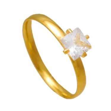 Imagem de Anel Chuveiro com Zircônia Quadrada Folheado em Ouro 18K Softjoias (22)