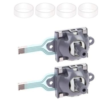 Imagem de TGDPLUE 2 Pack Joystick Analog Replacement for ROG Ally, Precision Gaming Controller Replacement Stick for ROG Ally GPD Win 3 Windows 10 Handheld Gaming System with Joyticks Protector Rings