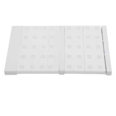 Imagem de Prateleiras de Armário Expansíveis, Comprimento Ajustável, Prateleira Divisória Retrátil que Economiza Espaço, Rack de Armazenamento para Armário de Banheiro, (41‑52 cm/16,5‑20,5
