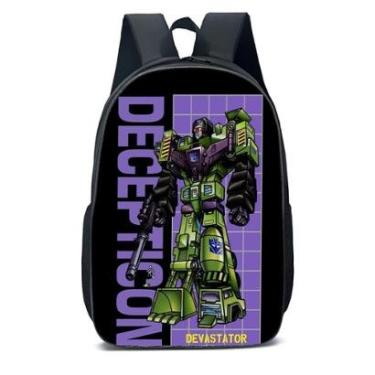 Imagem de Mochila Escolar Infanto Juvenil Anime Transformers Novidades 0507-Unissex