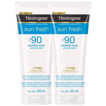 Imagem de Kit 2 Protetor Solar Neutrogena Sun Fresh Loção FPS 90 200mL