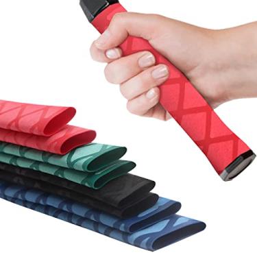 Imagem de Tubo termorretrátil vermelho, 3,2 pés, diâmetro 28 mm (1,1 pol), para vara de pesca, cabo de remo para caiaque, alça de madeira de martelo, alça de bambu, alça de raquete, mastro de veleiro,