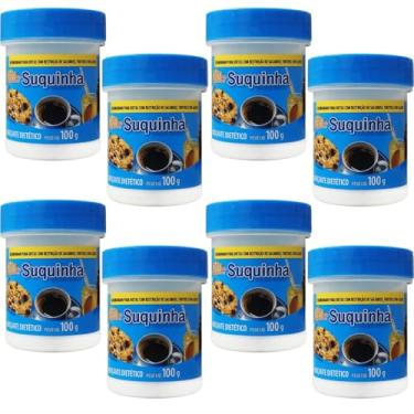 Imagem de Adoçante Diatético Suquinha Kerry contendo 8 unidades de 100g