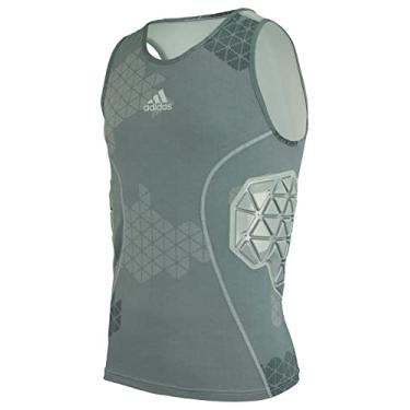 Imagem de adidas Camiseta esportiva masculina IRONSKIN 3 PAD sem mangas