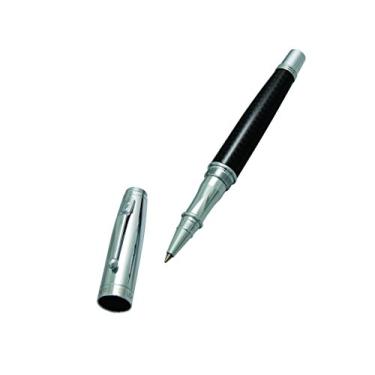 Imagem de Monteverde Caneta esferográfica Invincia, cromada com fibra de carbono preta (MV40064)