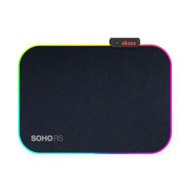 Imagem de Mousepad Akasa SOHO RS - 350 x 250 x 4mm - Iluminação RGB - USB - AK-MPD-06RB