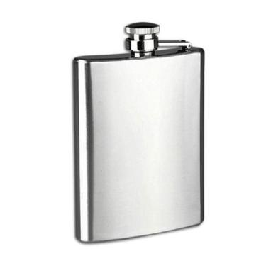 Imagem de Cantil De Bolso Aço Inox 200ml Porta Bebida 7 Onças - Unyhome