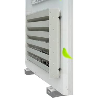 Imagem de Capa universal para unidade CA externa Defletor de ar condicionado Defender, saída de ar durável, defletor de sopro anti-direto, capa de guia de vento, bomba de calor de grade veneziana para