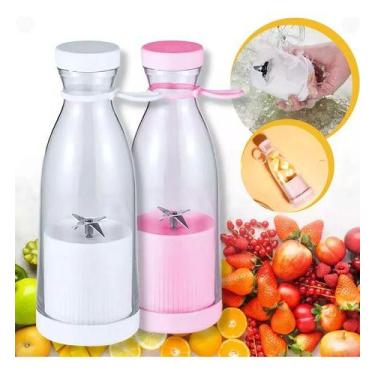 Imagem de Mini Liquidificador Portátil Multifuncional Smoothie - oem, Azul