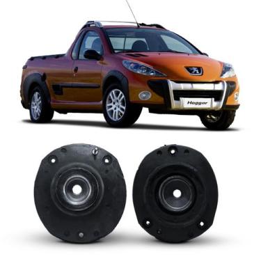 Imagem de Par Coxim Suporte Batente  Amortecedor Dianteiro Suspensão Dianteira P