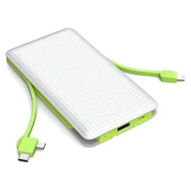 Imagem de Carregador Power Bank  5000 Mah Slim O Melhor Carregador - A.R.Varieda