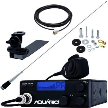 Imagem de Rádio Px 40 Canais RP-40 Antena Inox 1,62 metros Cabo Coaxial 5,5 metr