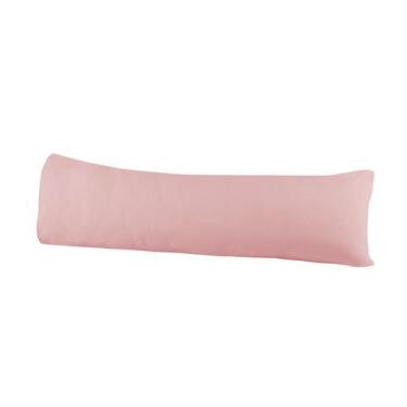 Imagem de Fronha Travesseiro de Corpo Xuxão 1,40x50 Percal 200 Fios Rosa - MAVIL