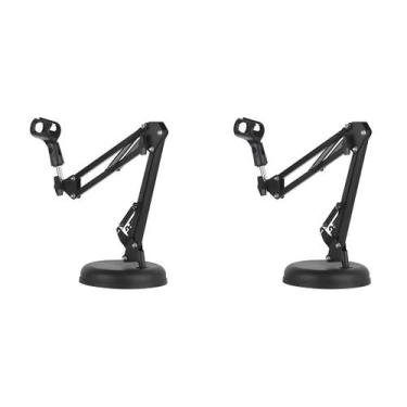 Imagem de 2 Suporte Articulado Móvel Grande Para Microfone Profissional - Waver,