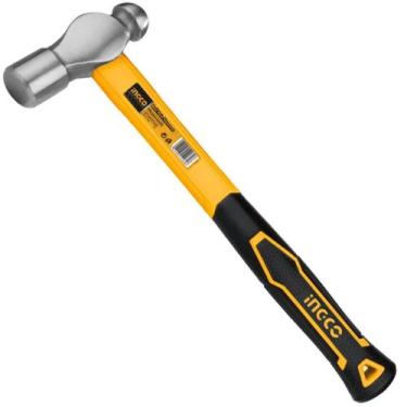 Imagem de Martelo Bola 450g com Cabo de Fibra e Emborrachado Ingco, HBPH88016