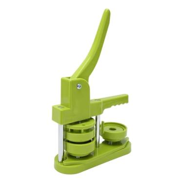 Imagem de Máquina de Fazer Botões, 58 Mm DIY Máquina de Fazer Pinos de Botão Máquina de Prensa de crachá de Plástico Pequena e Leve Com 100 Conjuntos de Suprimentos para Fazer Botões