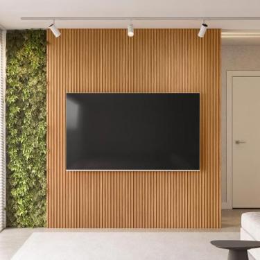 Imagem de Painel Decorativo Ripado para Parede Mahalo 220x250 MDP Nature G77 - G