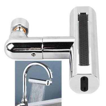 Imagem de Extensor Torneira 4 Modos Cozinha Pia Arejador Ajustavel Cascata Agua 