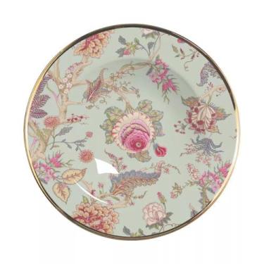 Imagem de Conjunto com 6 Pratos Fundo Neomint Flowers Ø25cm - Alleanza Cerâmica