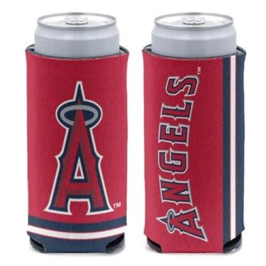 Imagem de WinCraft MLB Los Angeles Angels Slim Can Cooler, cores do time, tamanho único