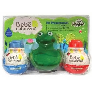 Imagem de Bebê Natureza Kit Shampoo e Condicionador Suave Hipoalergênico Sem Lág