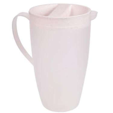Imagem de Jarra de plástico com tampa 2 litros Gourmet marmorizado Plasutil ref.