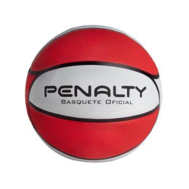 Imagem de Bola Basquete Penalty Shoot X Vermelho/Branco, Vermelho, Branco, Único
