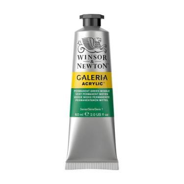 Imagem de Tinta Acrilica Galeria 60ml Winsor & Newton Escolha a Cor, PERMANENT G
