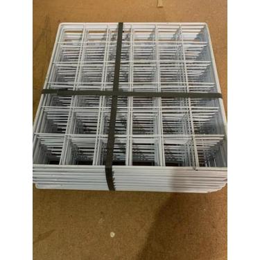 Imagem de Tela Aramada 40x40 Para Estante E Balcões Pacote Com 25 Pçs - Loja das