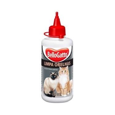 Imagem de Loção Limpa Orelhas para Gatos Bellogatto - 80ml