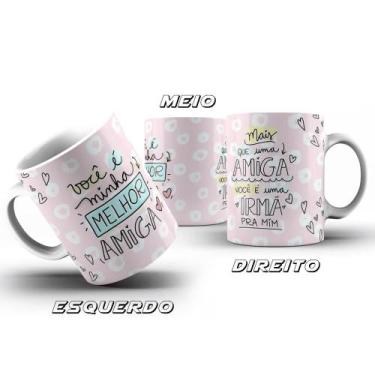 Imagem de Caneca Personalizada Amiga 01 - Zion custon, Branco