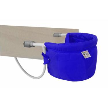 Imagem de Cadeira de Alimentação Infantil Sapeca Kids Azul Lisa