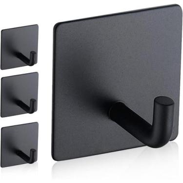 Imagem de Kit 3 Ganchos Adesivos Cabide de Parede Organizador Multi Funcional Su