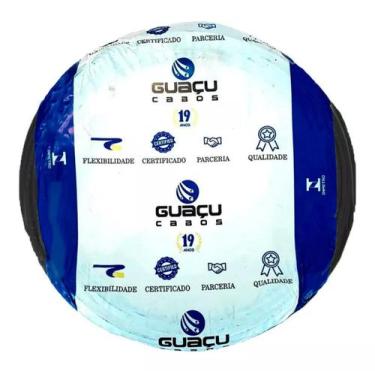 Imagem de Fio Cabo Flexível Flex 16mm Guaçu Rolo Com 25 Metros, Preto
